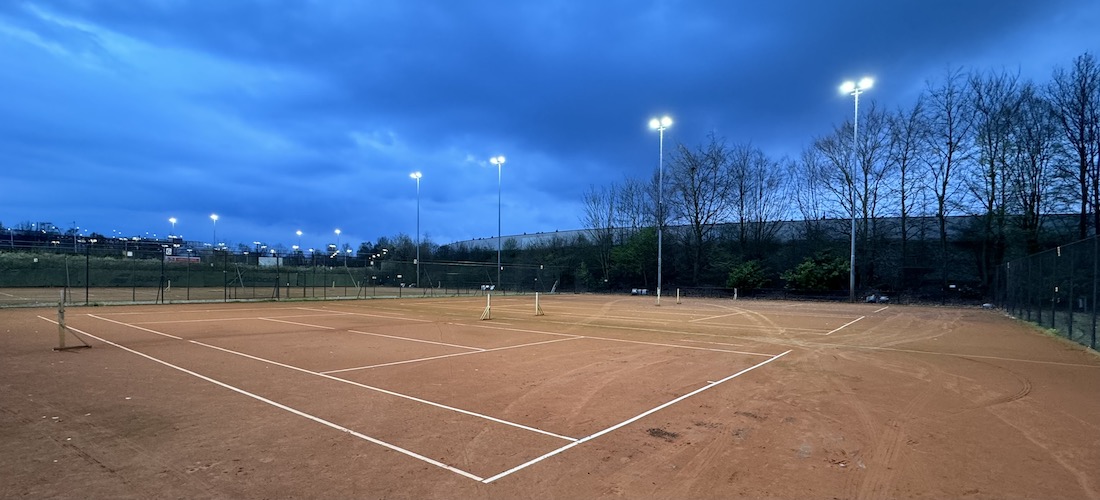 tennisbaan ledverlichting